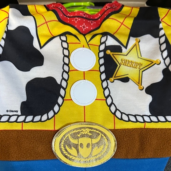 Disney Baby Woody Costume in Yellow and Blue, comes with Hat - Picture 6 of 6